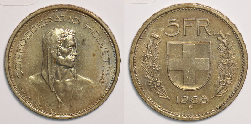 Switzerland 1968 5 Francs P150137 combine shipping0