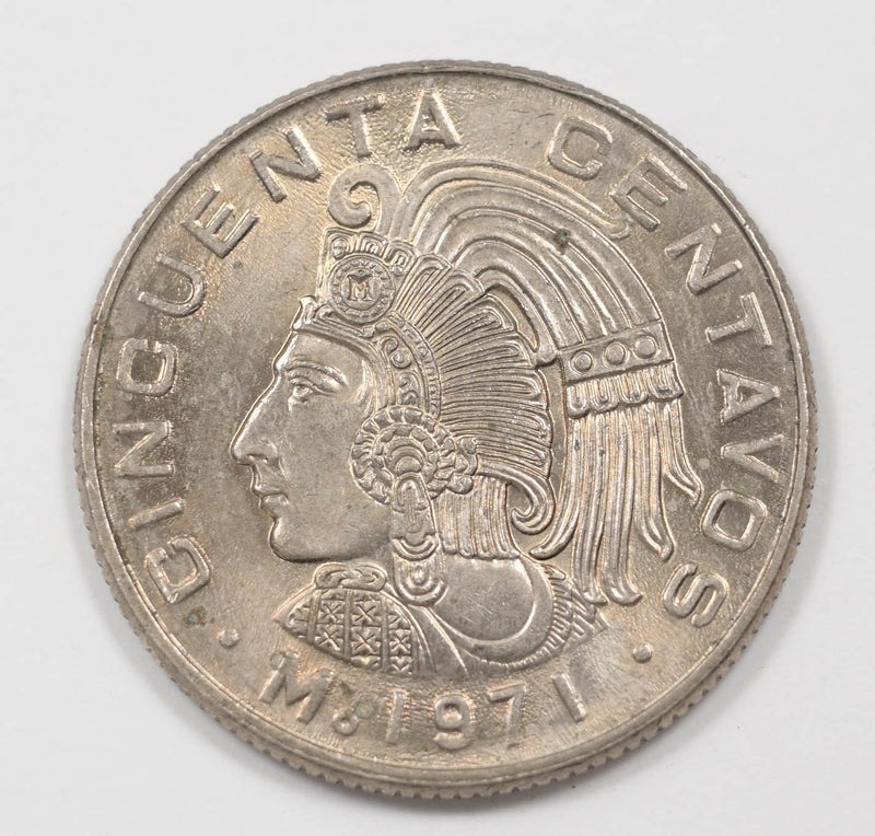 Mexico 1971-Mo 50 Centavos Eagle Snake P904606 combine shipping0