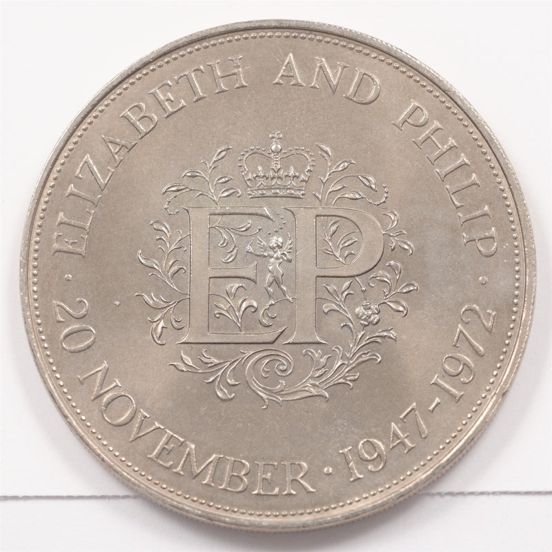 United Kingdom 1972 Wedding Anniv. 25 New Pence P9048230