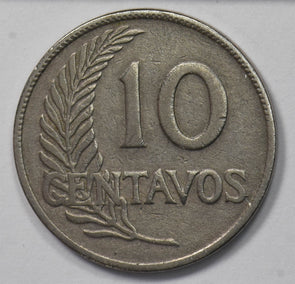 Peru 1918 10 Centavos VG Head of Ceres P903540 combine shipping1