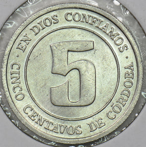 Nicaragua 1974 5 Centavos P150223 combine shipping1