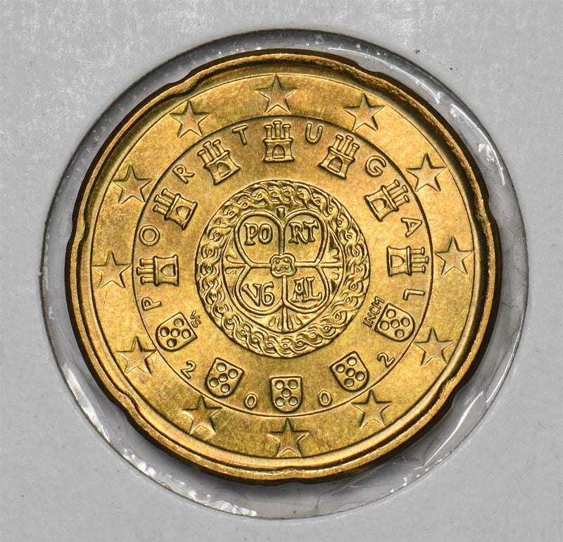 Portugal 2002 20 Euro Cent Afonso Henriques P903466 combine shipping0