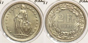 Switzerland 1981 2 Francs animal P150050 combine shipping0