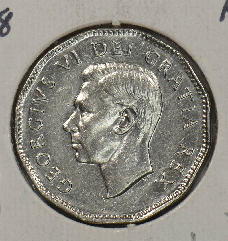Canada 1948 5 Cents AU King George VI P150901 combine shipping0