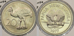 Papua New Guinea 1977 20 Toea Cassowary animal P190327 combine shipping0