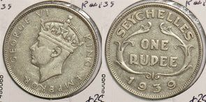 Seychelles 1939 Rupee P490088 combine shipping0