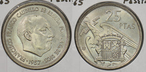 Spain 1957 25 Pesetas P190281 combine shipping0