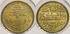 Lebanon 1952 25 Piastres P290225 combine shipping0