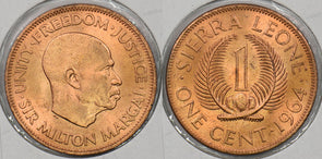 Sierra Leone 1964 Cent P190325 combine shipping0