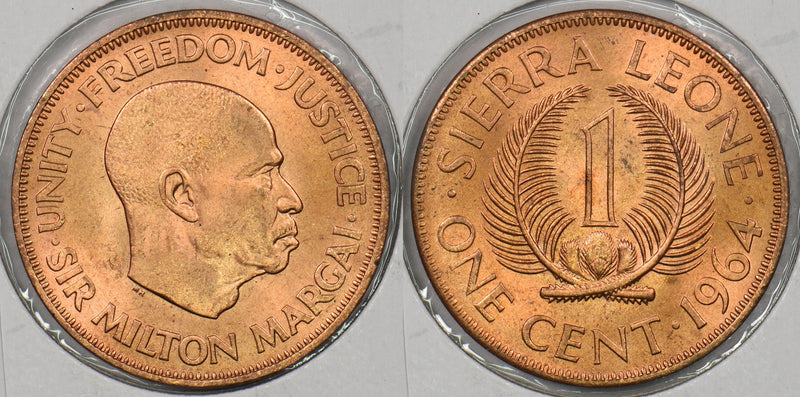 Sierra Leone 1964 Cent P190325 combine shipping0