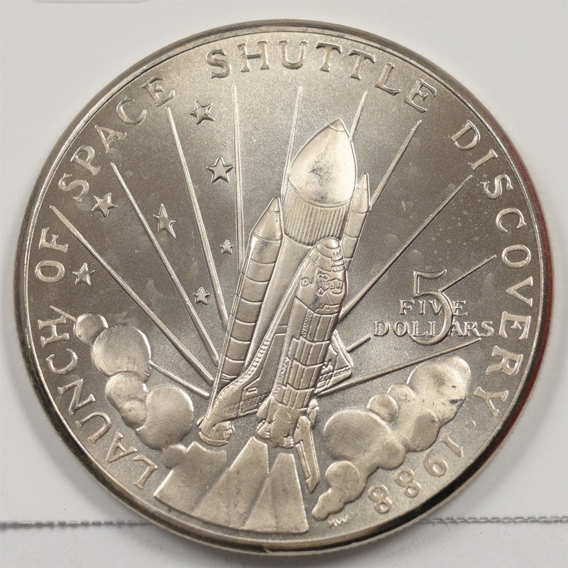 Marshall Islands 1988 Republic/Space Shuttle Discovery 5 Dollars P9042160