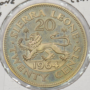 Sierra Leone 1964 20 Cents P190297 combine shipping2