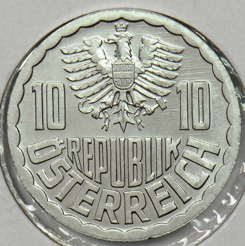 Austria 1987 10 Groschen Eagle animal P190401 combine shipping0