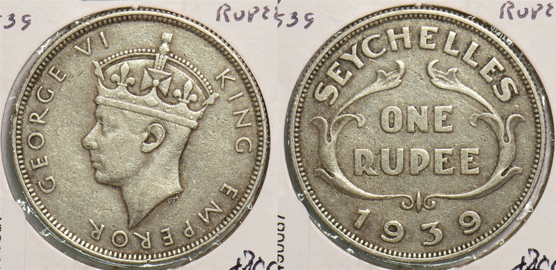 Seychelles 1939 Rupee P490087 combine shipping0