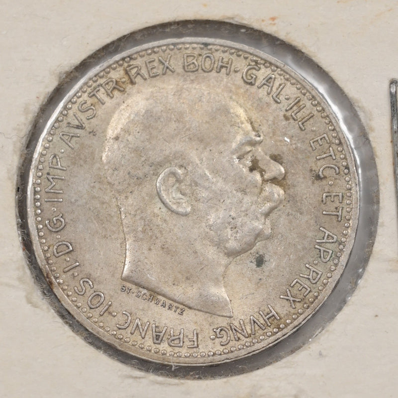 Austria 1915 Francis Joseph I Krone Silver P2402420