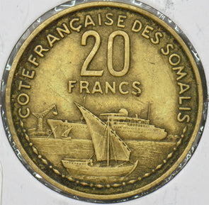 Somalia 1952 20 Francs P150184 combine shipping1