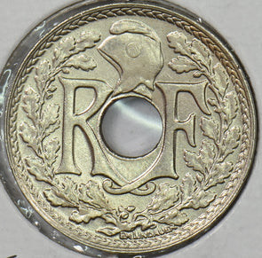 France 1919 5 Centimes Ch BU KM865 P190543 combine shipping0