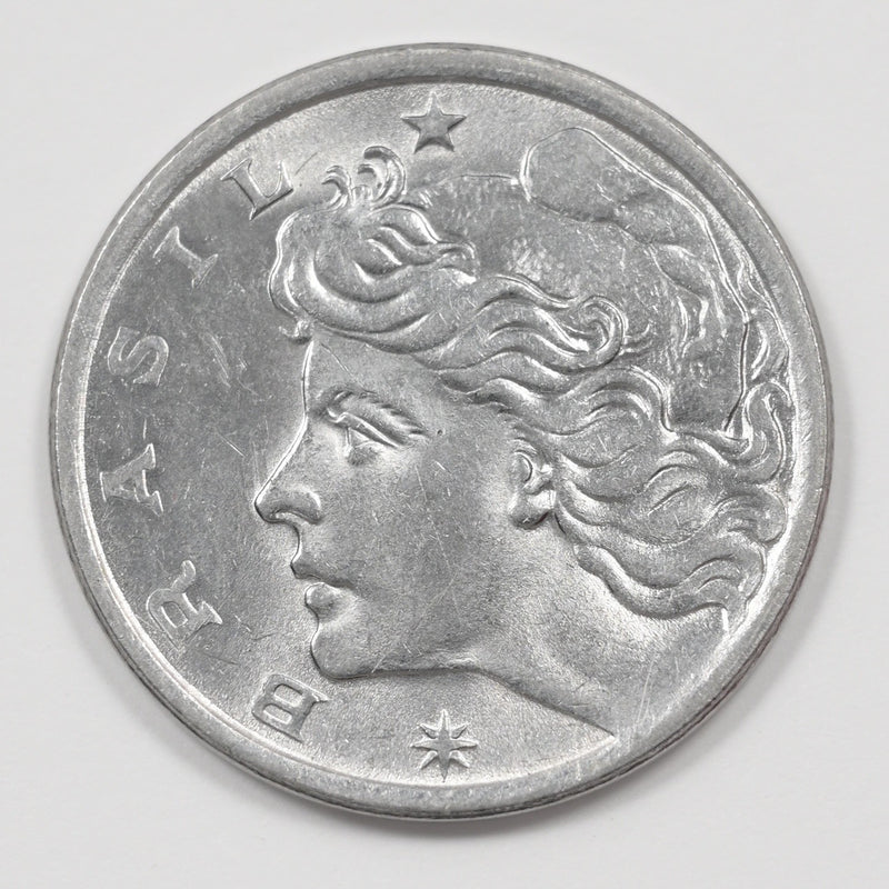 Brazil 1975 Effigy of Liberty 10 Centavos P9044720