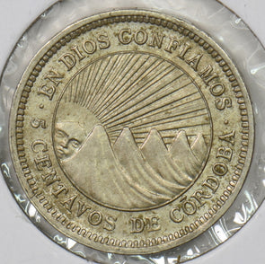 Nicaragua 1965 5 Centavos P490199 combine shipping2