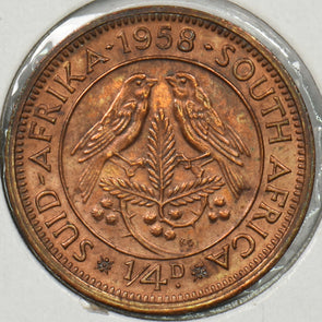 South Africa 1958 1/4 Penny Sparrows animal P900326 combine shipping0