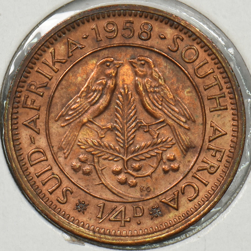 South Africa 1958 1/4 Penny Sparrows animal P900326 combine shipping0