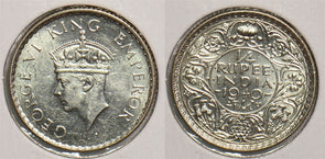 India British 1940 B 1/4 Rupee P290358 combine shipping0