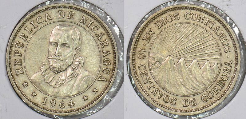 Nicaragua 1964 10 Centavos P290362 combine shipping0