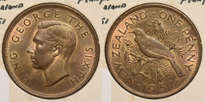 New Zealand 1951 Penny Bird animal P240042 combine shipping0