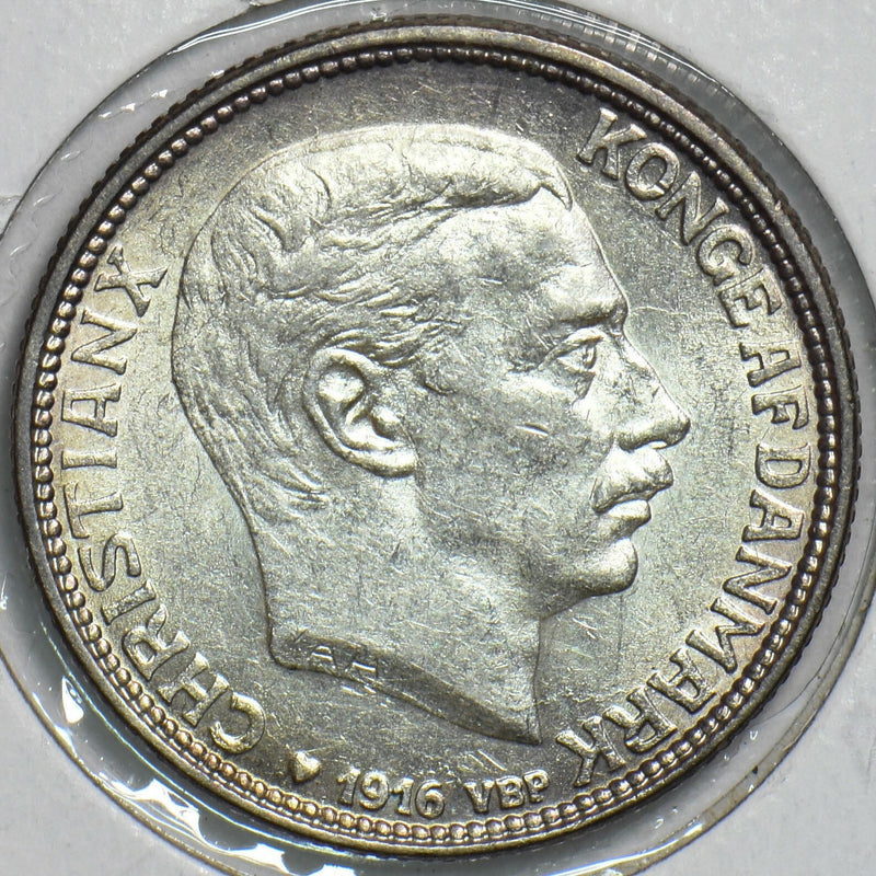 Denmark 1916 Krone Dolphin animal P490054 combine shipping0