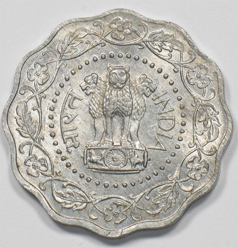 India 1972 Scalloped 10 Paise P9028940