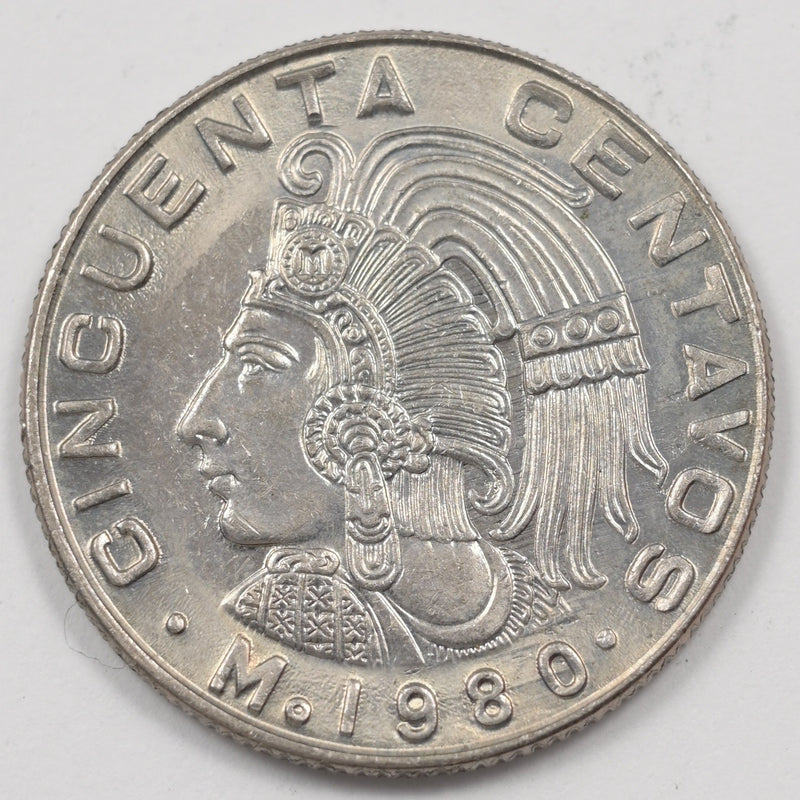 Mexico 1980-MO Cuauhtémoc 50 Centavos P9039390