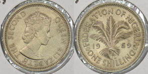 Nigeria 1959 Shilling P290387 combine shipping0