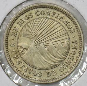 Nicaragua 1965 5 Centavos P490195 combine shipping2