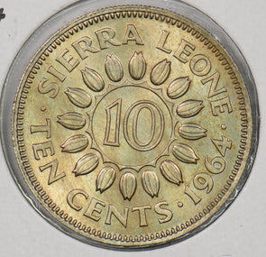 Sierra Leone 1964 10 Cents P190292 combine shipping2