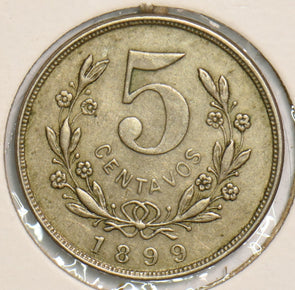 Nicaragua 1899 5 Centavos P290333 combine shipping2