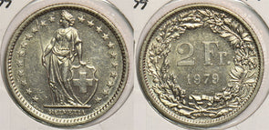 Switzerland 1979 2 Francs P190146 combine shipping0