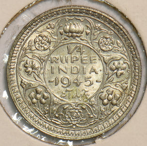 India British 1945 B 1/4 Rupee P290345 combine shipping2