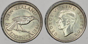 New Zealand 1940 6 Pence Bird animal P290403 combine shipping0