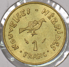 France 1975 Franc Bird animal New Hebrides P190312 combine shipping2