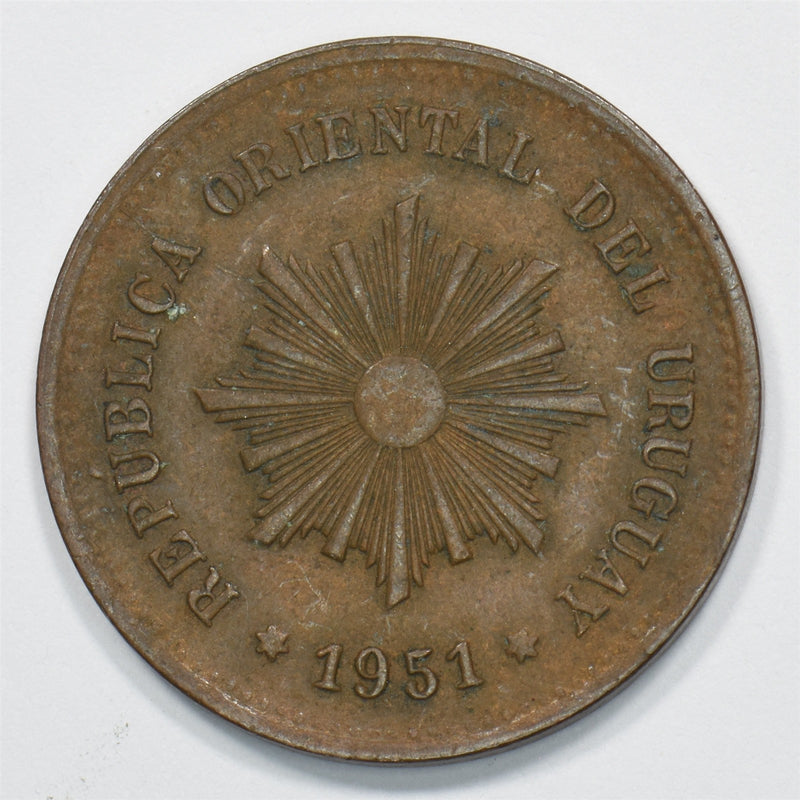 Uruguay 1951-So Oriental Republic 5 Centésimos P1511650