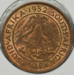South Africa 1952 1/4 Penny Sparrows animal P900293 combine shipping0