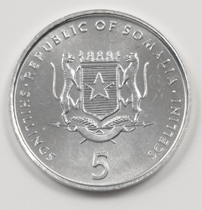 Somalia 1999 Republic FAO 5 Shillings P9042700