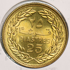 Lebanon 1970 25 Piastres P290331 combine shipping2