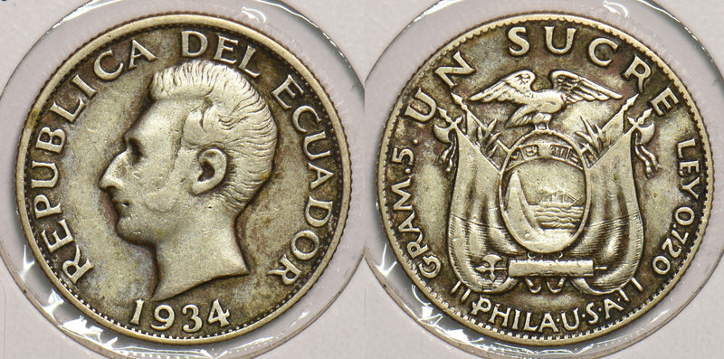 Ecuador 1934 Sucre P240015 combine shipping0