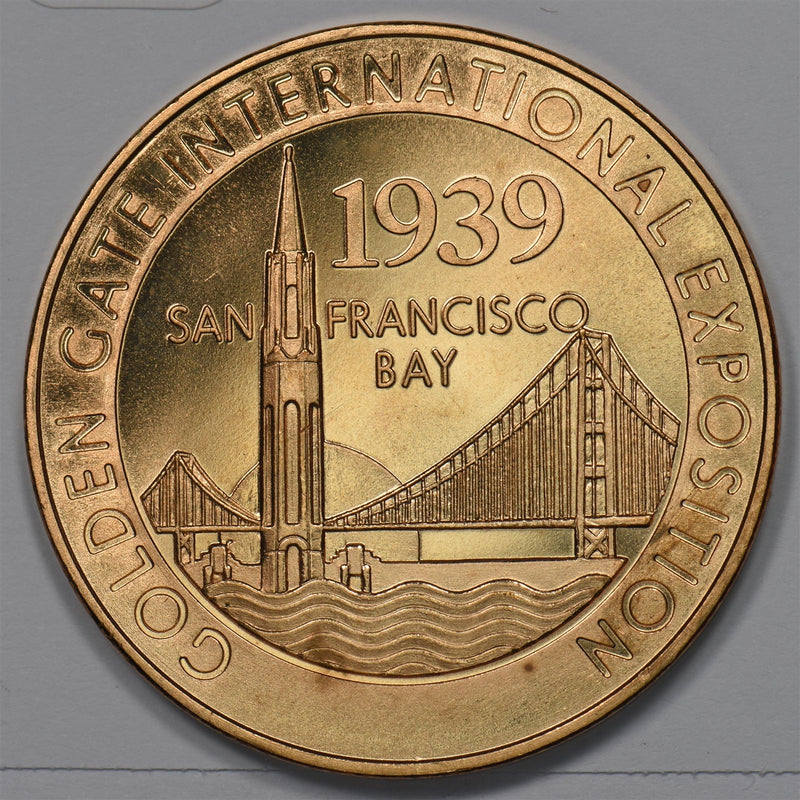 1939 Golden Gate Int'l Exposition, Treasure Island Medal / Token P9030830