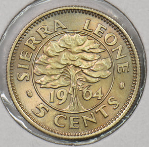 Sierra Leone 1964 5 Cents P190303 combine shipping2