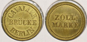 Germany 1900 's Token Zoll mark berlin cavalier P290323 combine shipping0