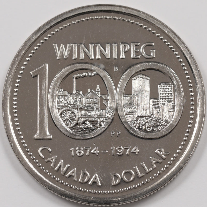 Canada 1974 Winnipeg Centennial Dollar Proof-like P1917880