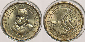 Nicaragua 1954 10 Centavos P490081 combine shipping0