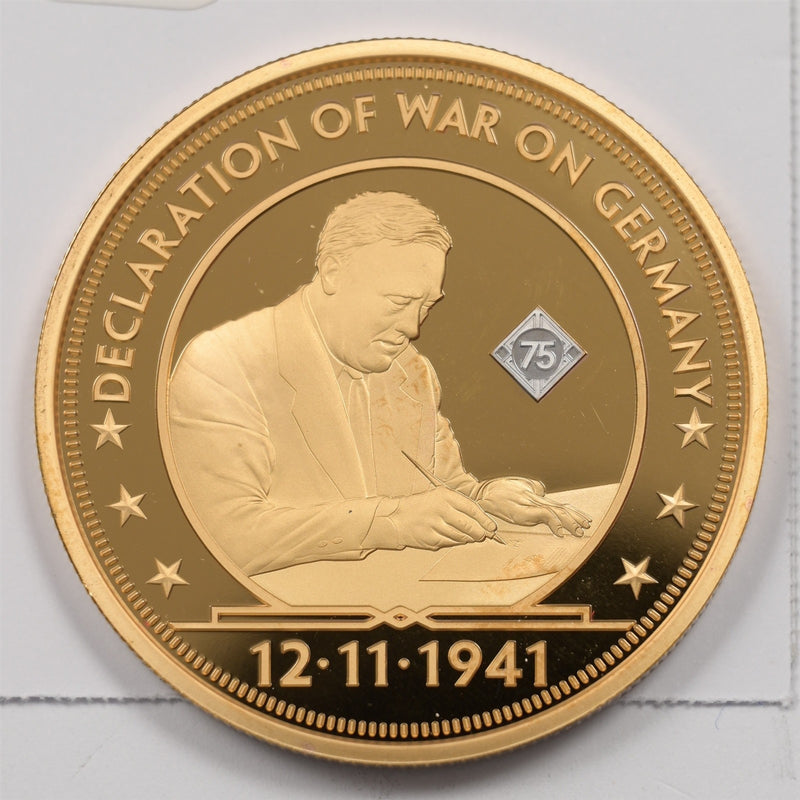 2020 Declaration of War on Germany Commemorative Medal Proof P1914830